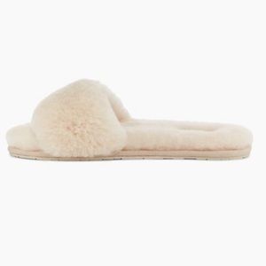 UGG Tan Plush Slippers